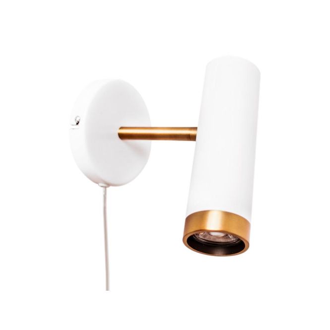 Hovedbilde Puls vegglampe Matt hvit