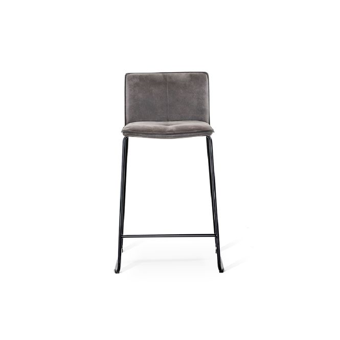 Hovedbilde Elvis barstol MF beige/ sorte metallben
