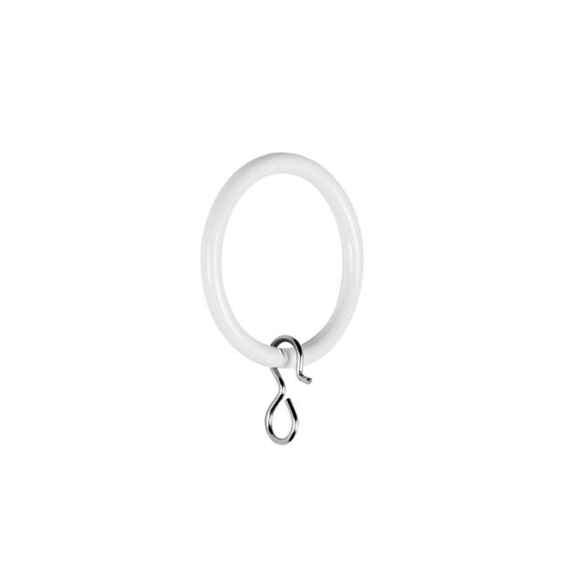 Gardinringer Hvit 10pk