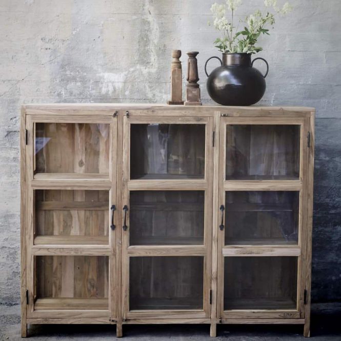 Hovedbilde Vintage Skap Natur M Glass