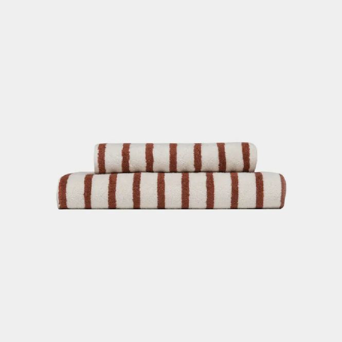 Hovedbilde Everyday stripe terrakotta 50x90