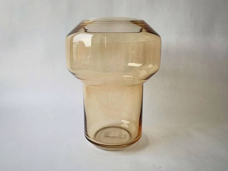 Vase/lyslykt brun